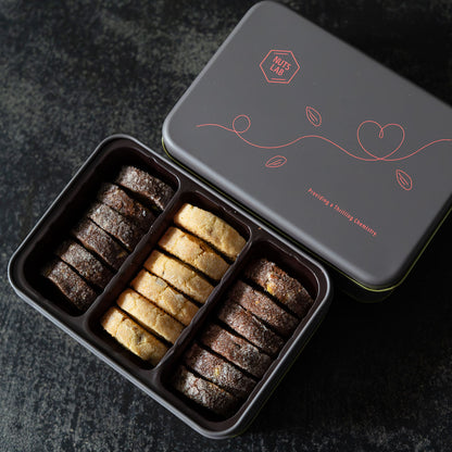 【バレンタイン限定】NUTS LAB クッキー缶 -VALENTINE-