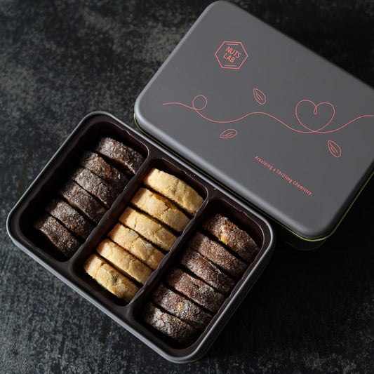 【バレンタイン限定】NUTS LAB クッキー缶 -VALENTINE-