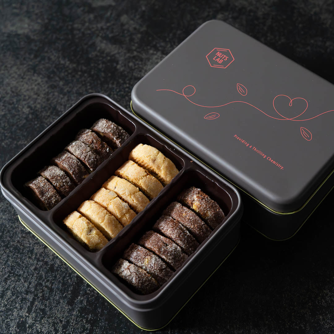 【バレンタイン限定】NUTS LAB クッキー缶 -VALENTINE-