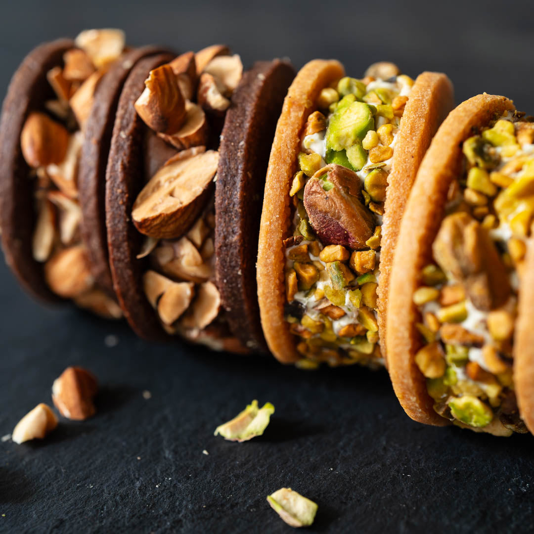 ナッツバターサンド詰め合わせ -ピスタチオと冬カカオ-