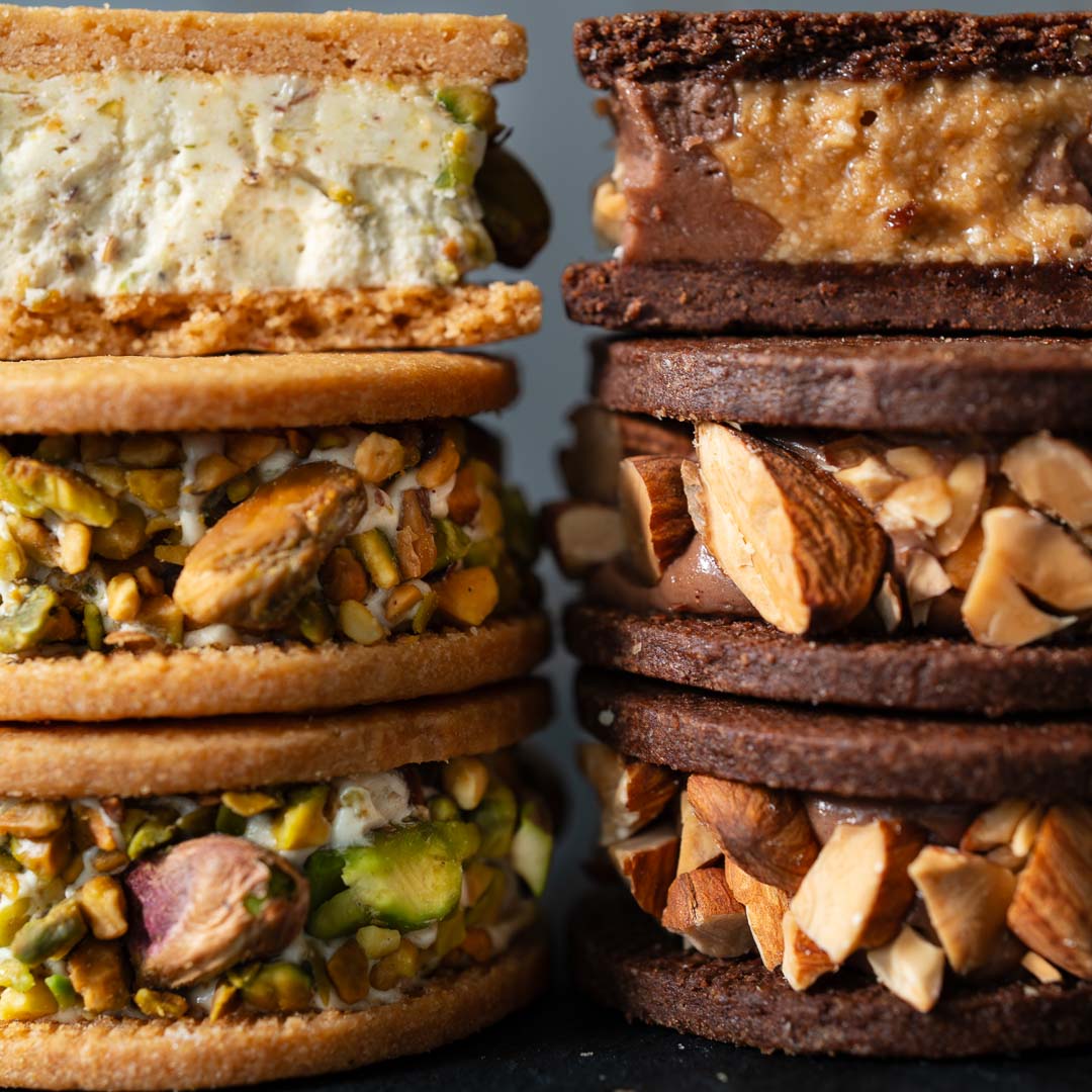 ナッツバターサンド詰め合わせ -ピスタチオと冬カカオ-