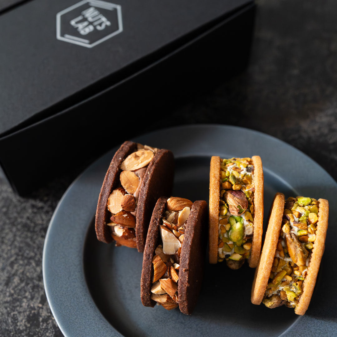 ナッツバターサンド詰め合わせ -ピスタチオと冬カカオ-