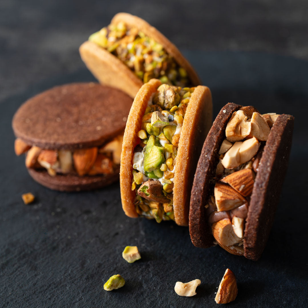 ナッツバターサンド詰め合わせ -ピスタチオと冬カカオ-