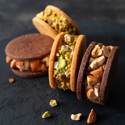 ナッツバターサンド詰め合わせ -ピスタチオと冬カカオ-