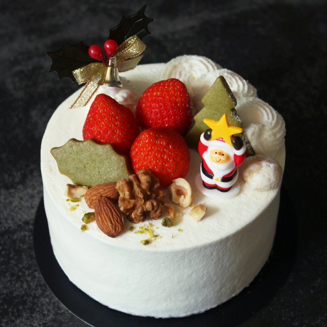 ピスタチオと苺のクリスマスケーキ -2025-【店頭受け取り限定】